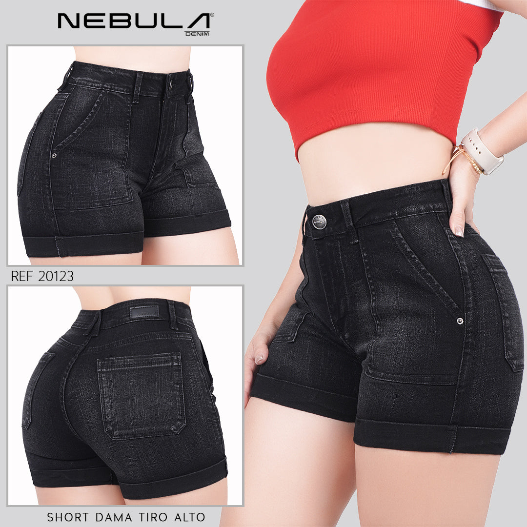 SHORT DAMA TIRO ALTO 20123