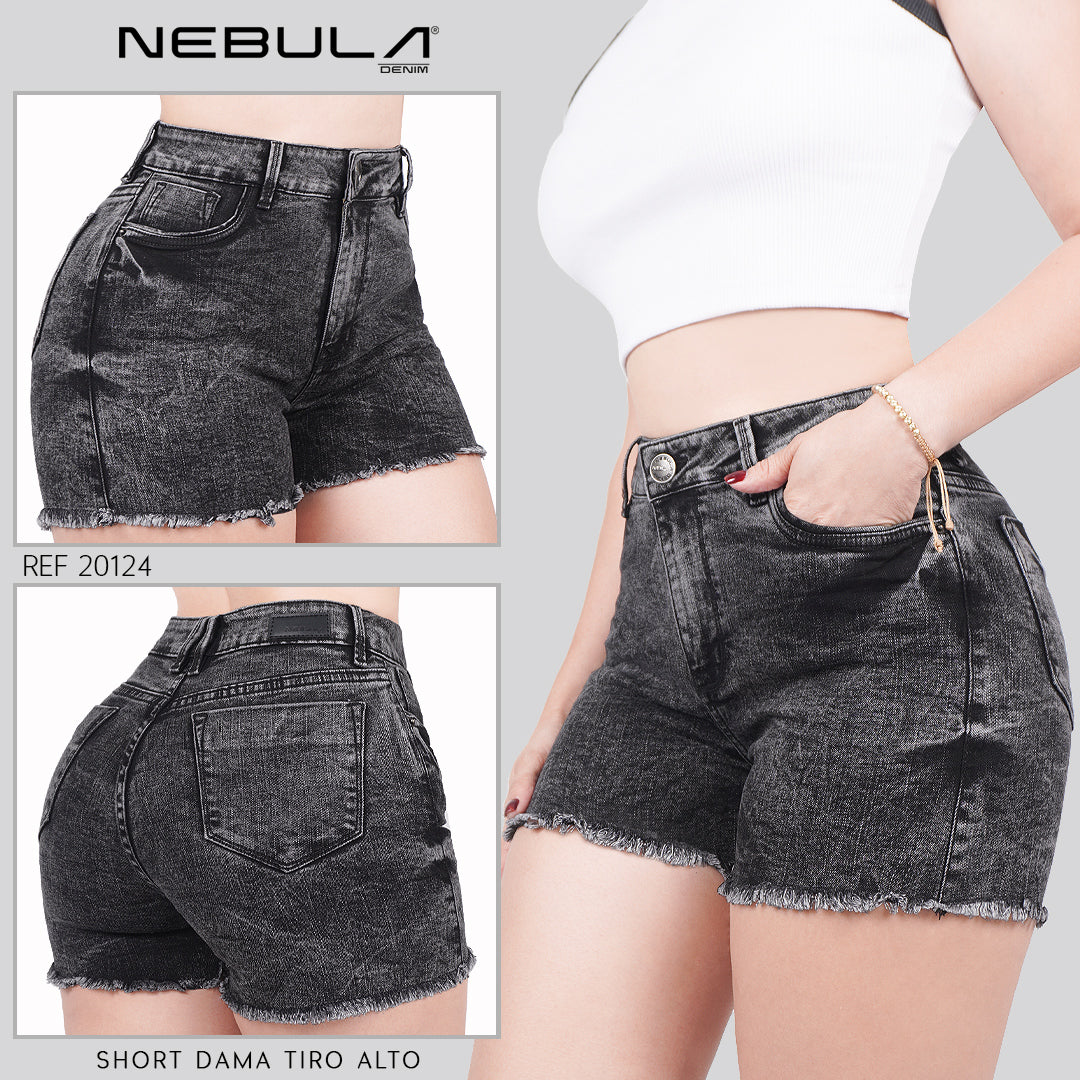 SHORT DAMA TIRO ALTO 20124