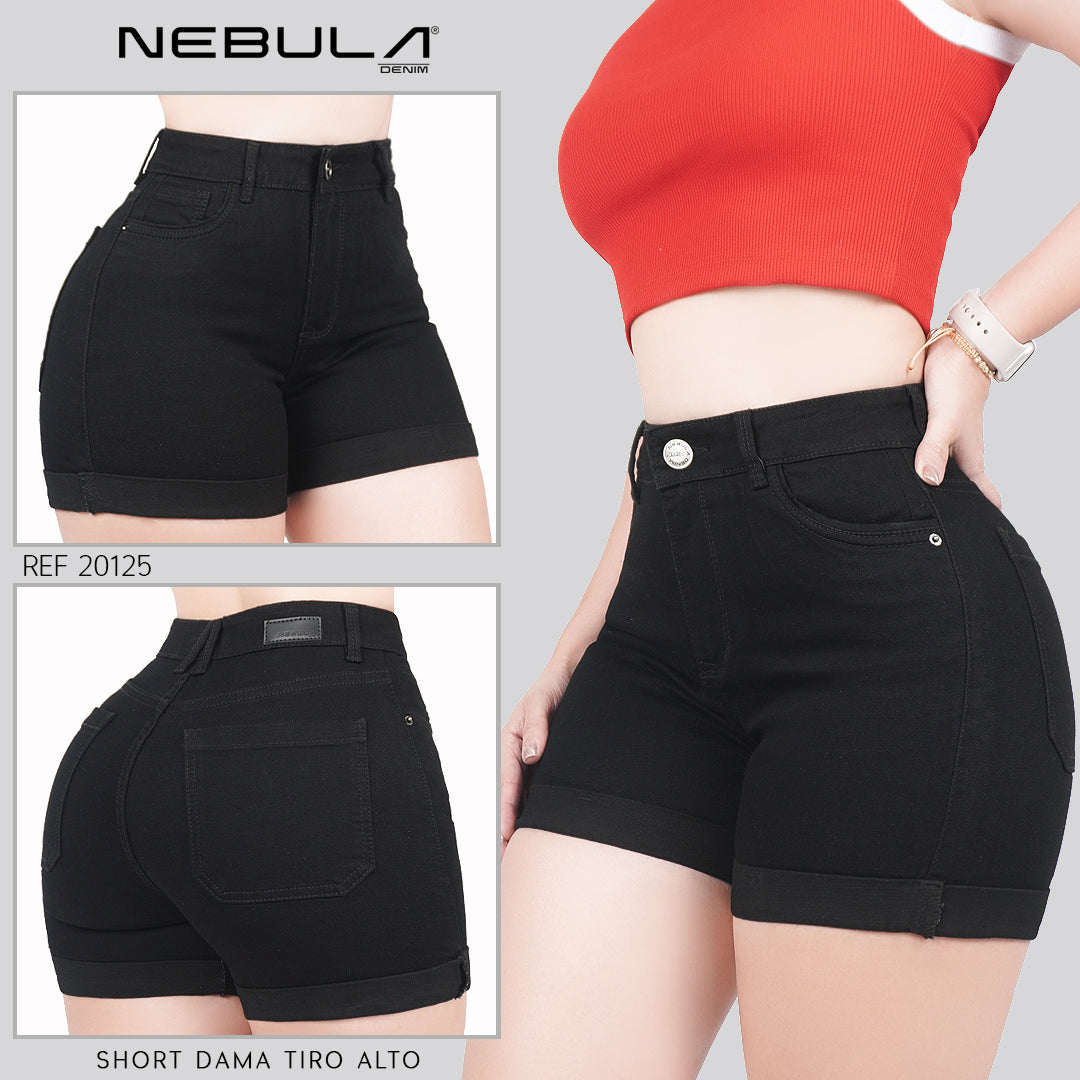 SHORT DAMA TIRO ALTO 20125