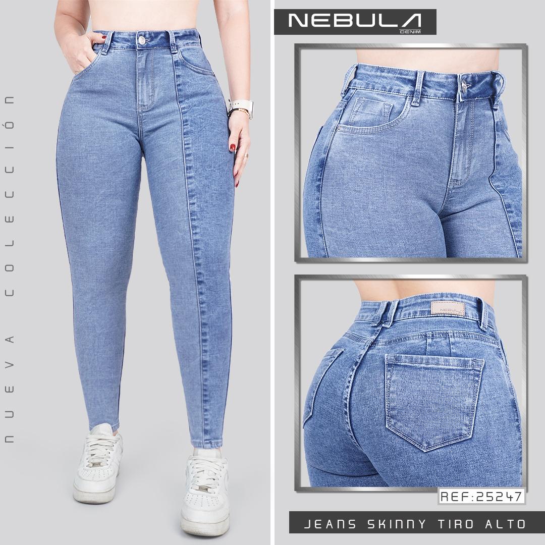 Jeans Skinny Tiro Alto 25247