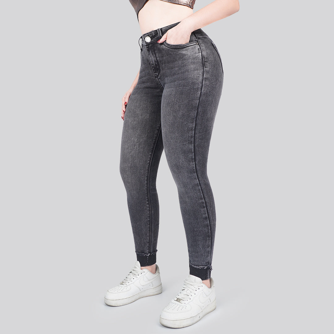 Jeans Skinny Tiro Alto 25263