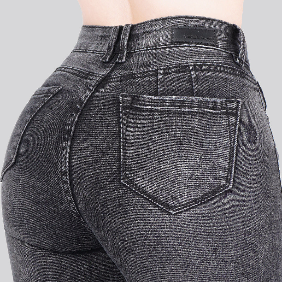 Jeans Skinny Tiro Alto 25263
