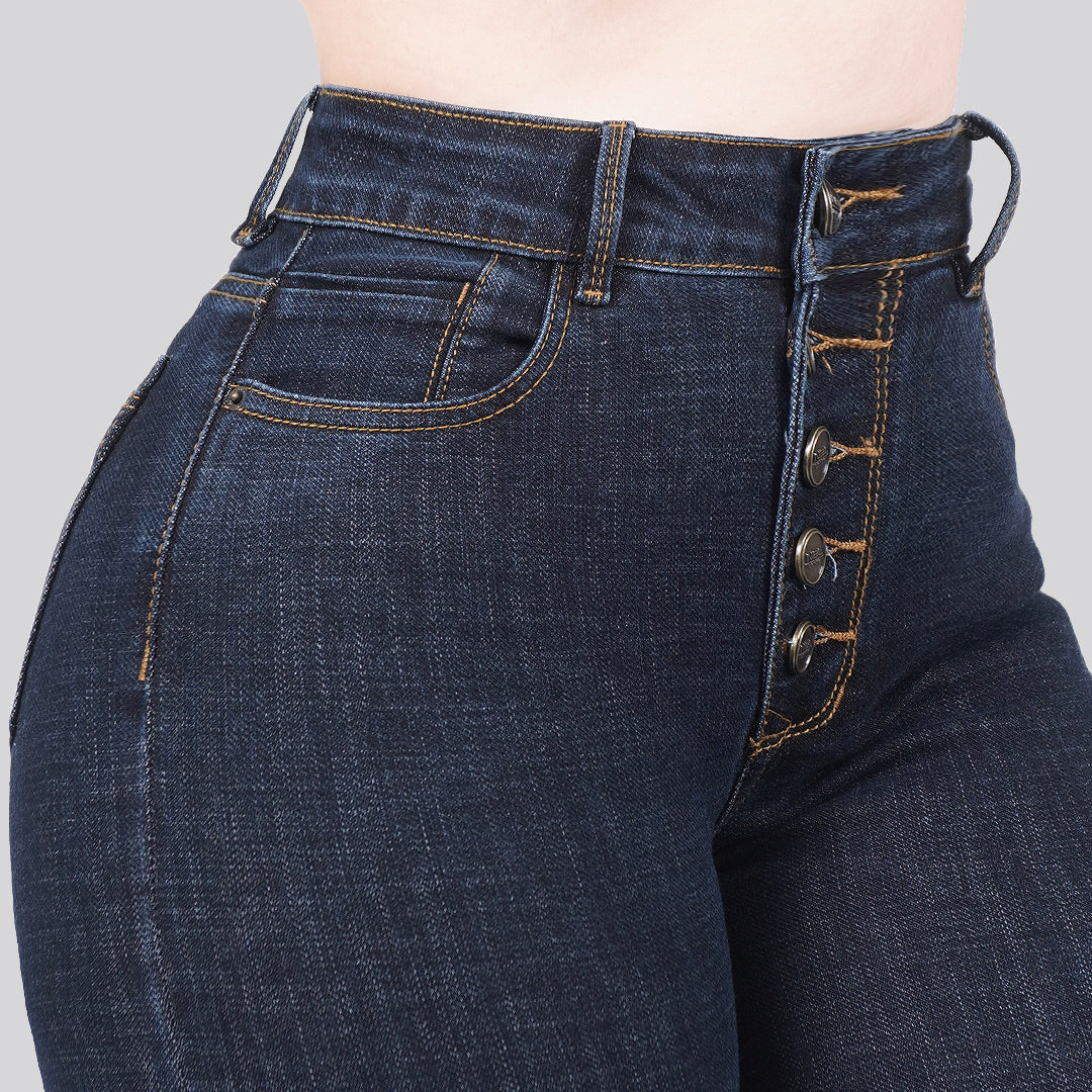Jeans Skinny Tiro Alto 25270