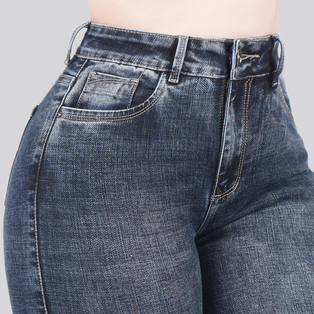 Jeans Skinny Tiro Alto 25276