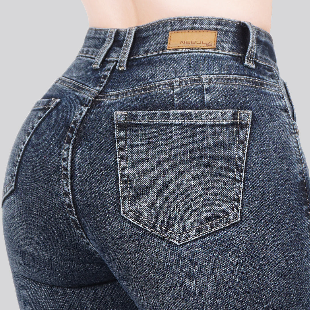 Jeans Skinny Tiro Alto 25276
