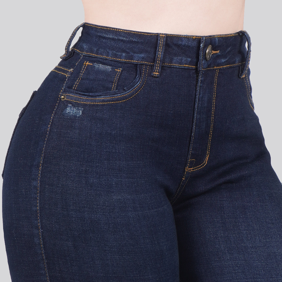 Jeans Skinny Tiro Alto 25277