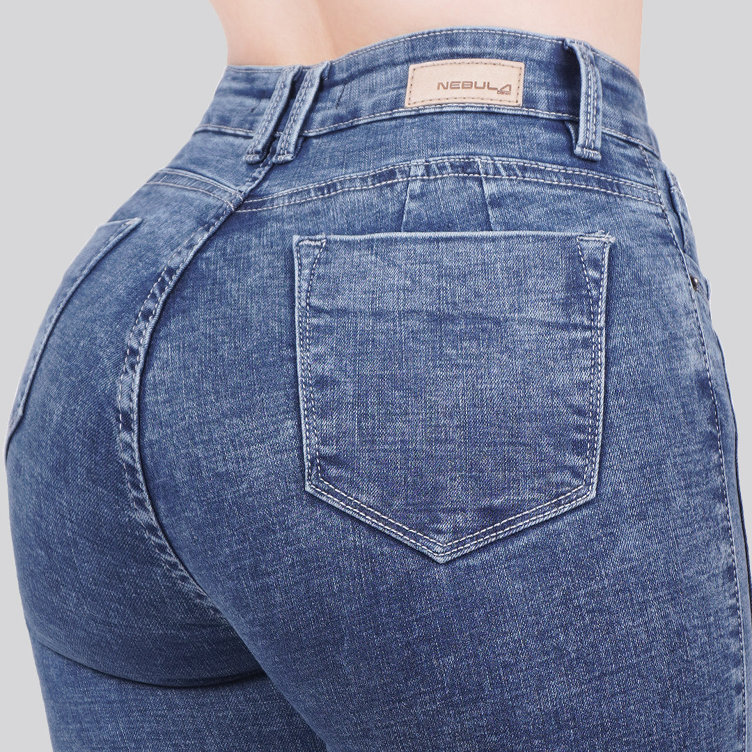 Jeans Skinny Tiro Alto 25280
