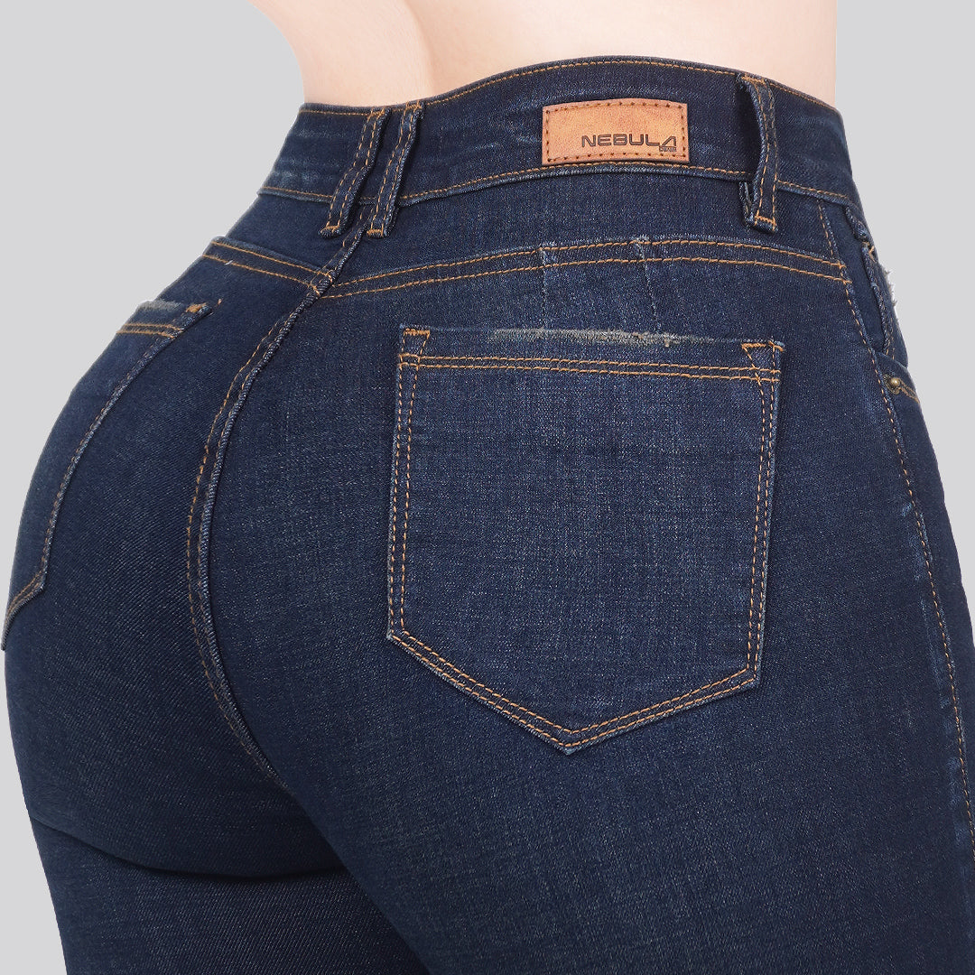 Jeans Skinny Tiro Alto 25281