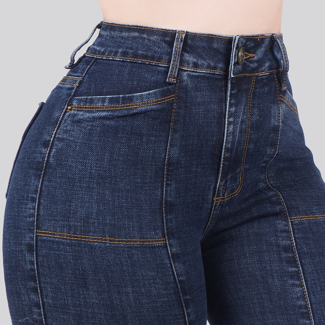 Jeans Skinny Tiro Alto 25284