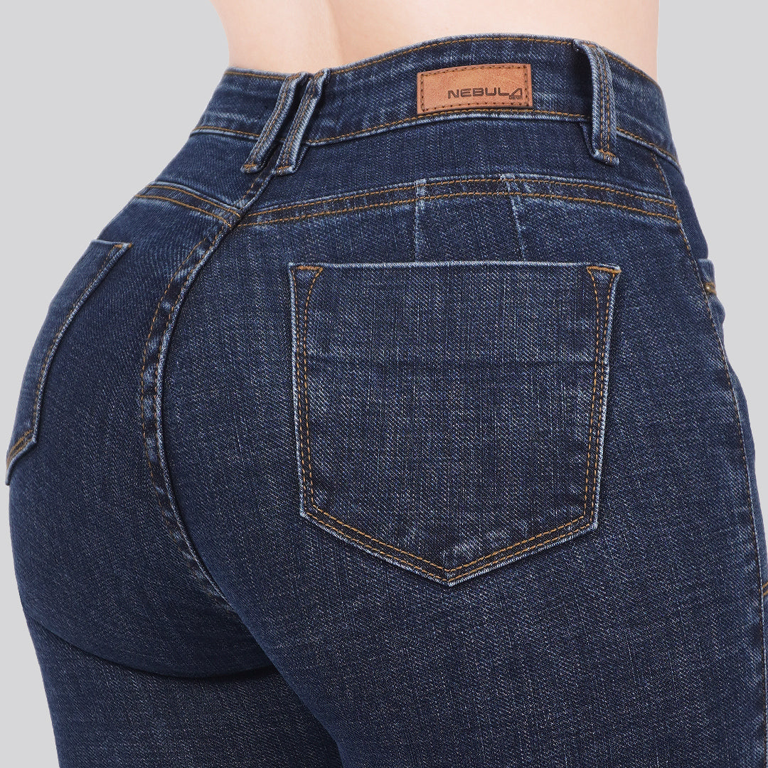 Jeans Skinny Tiro Alto 25284