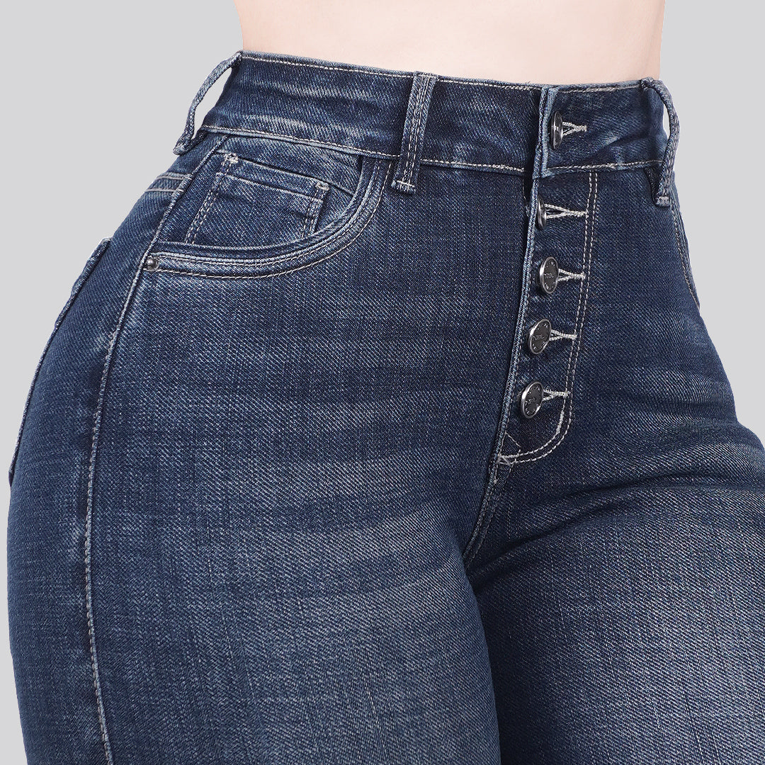 Jeans Skinny Tiro Alto 25285
