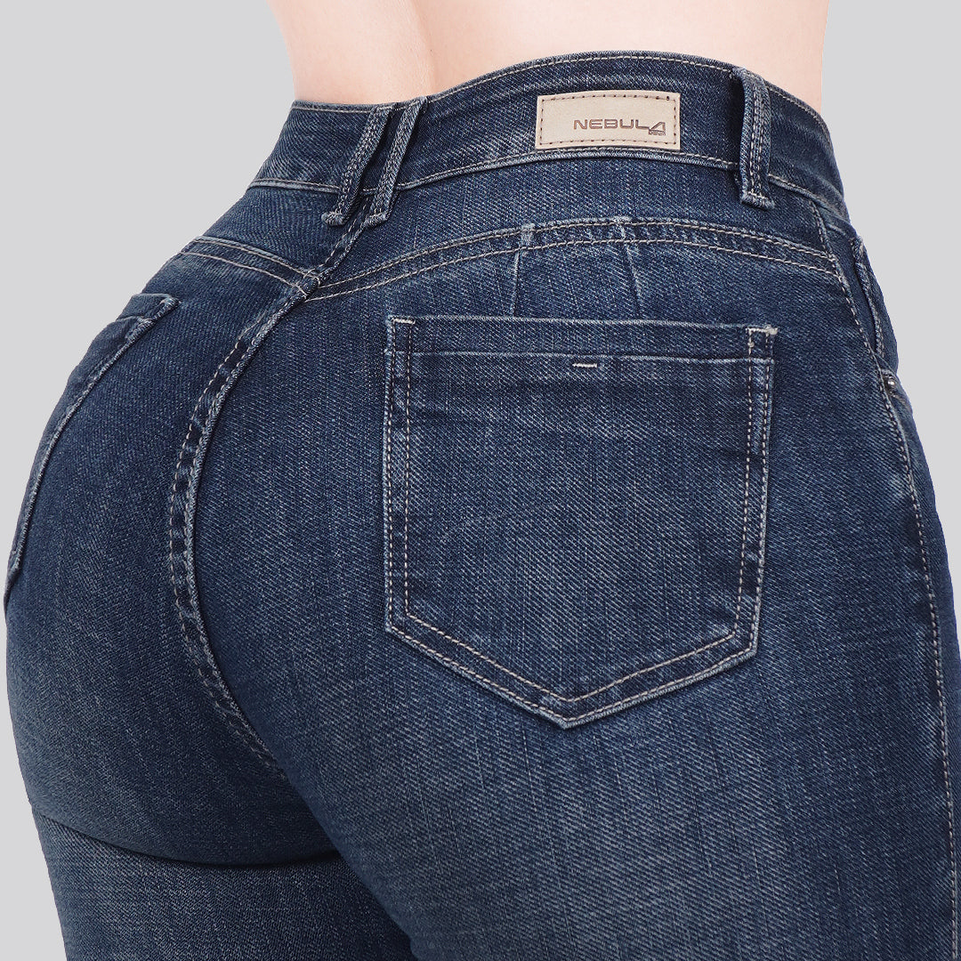 Jeans Skinny Tiro Alto 25285