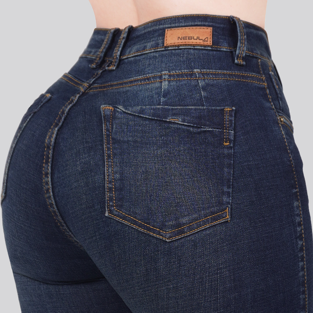Jeans Skinny Tiro Alto 25288