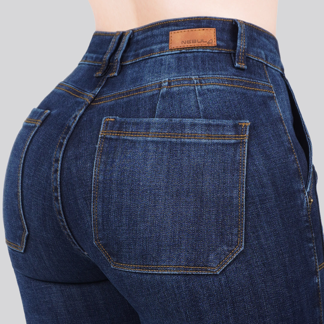 Jeans Skinny Tiro Alto 25295
