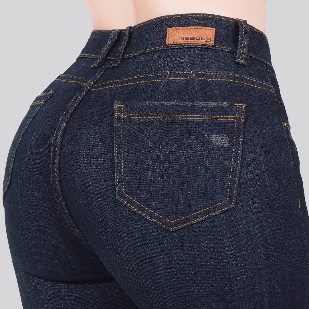 Jeans Skinny Tiro Alto 25298