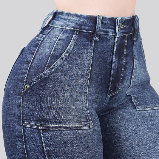 Jeans Skinny Tiro Alto 25320