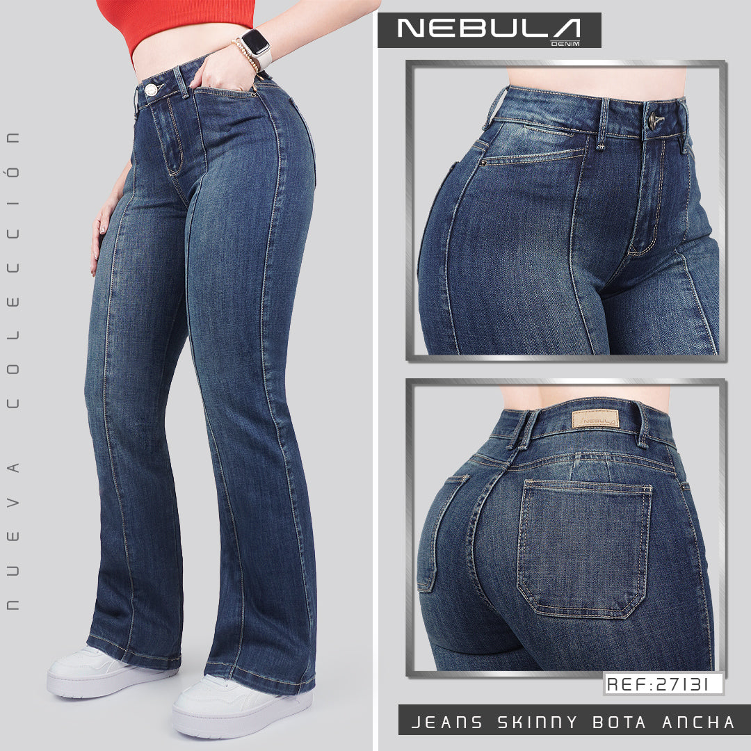 Jeans Skinny Bota Ancha 27131