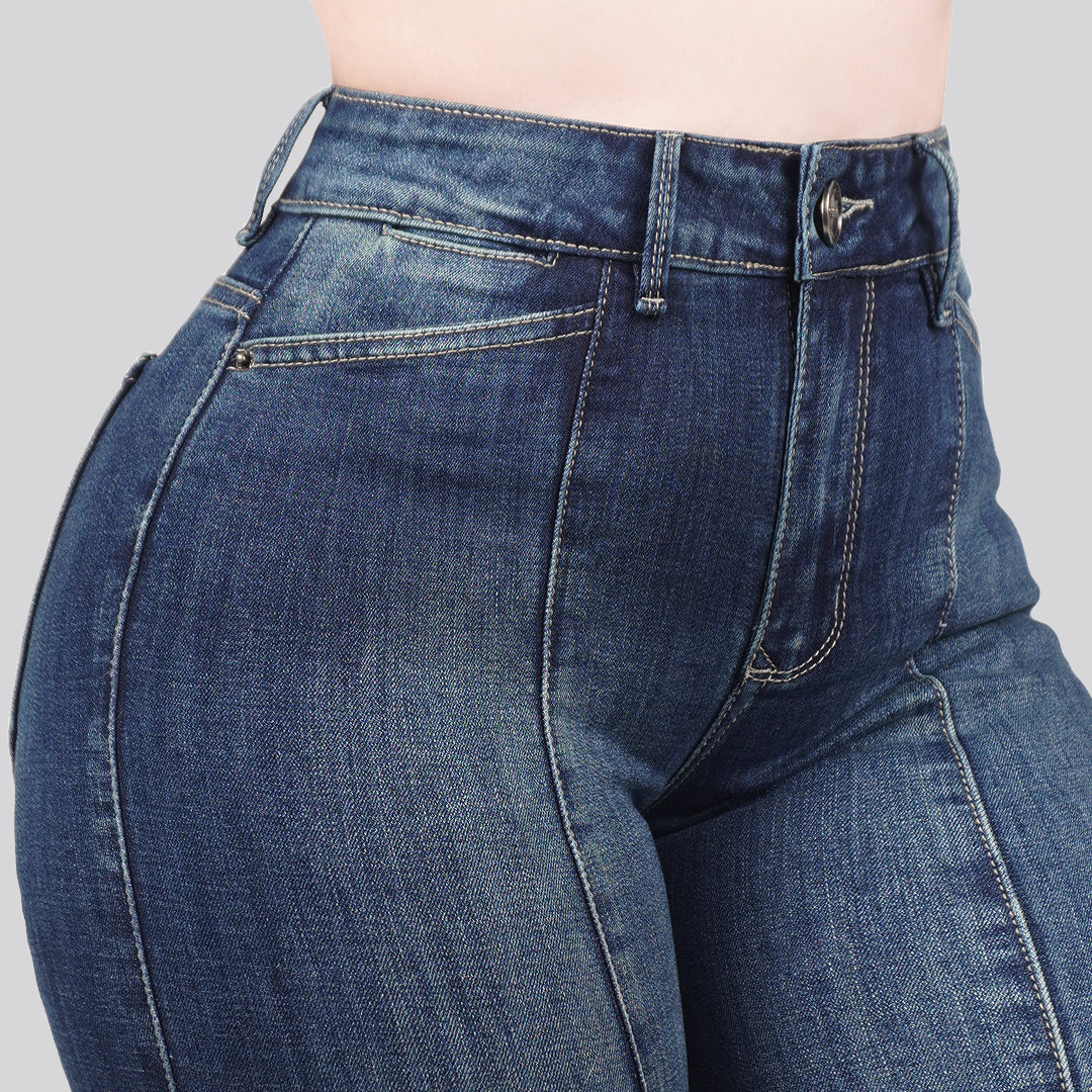 Jeans Skinny Bota Ancha 27131