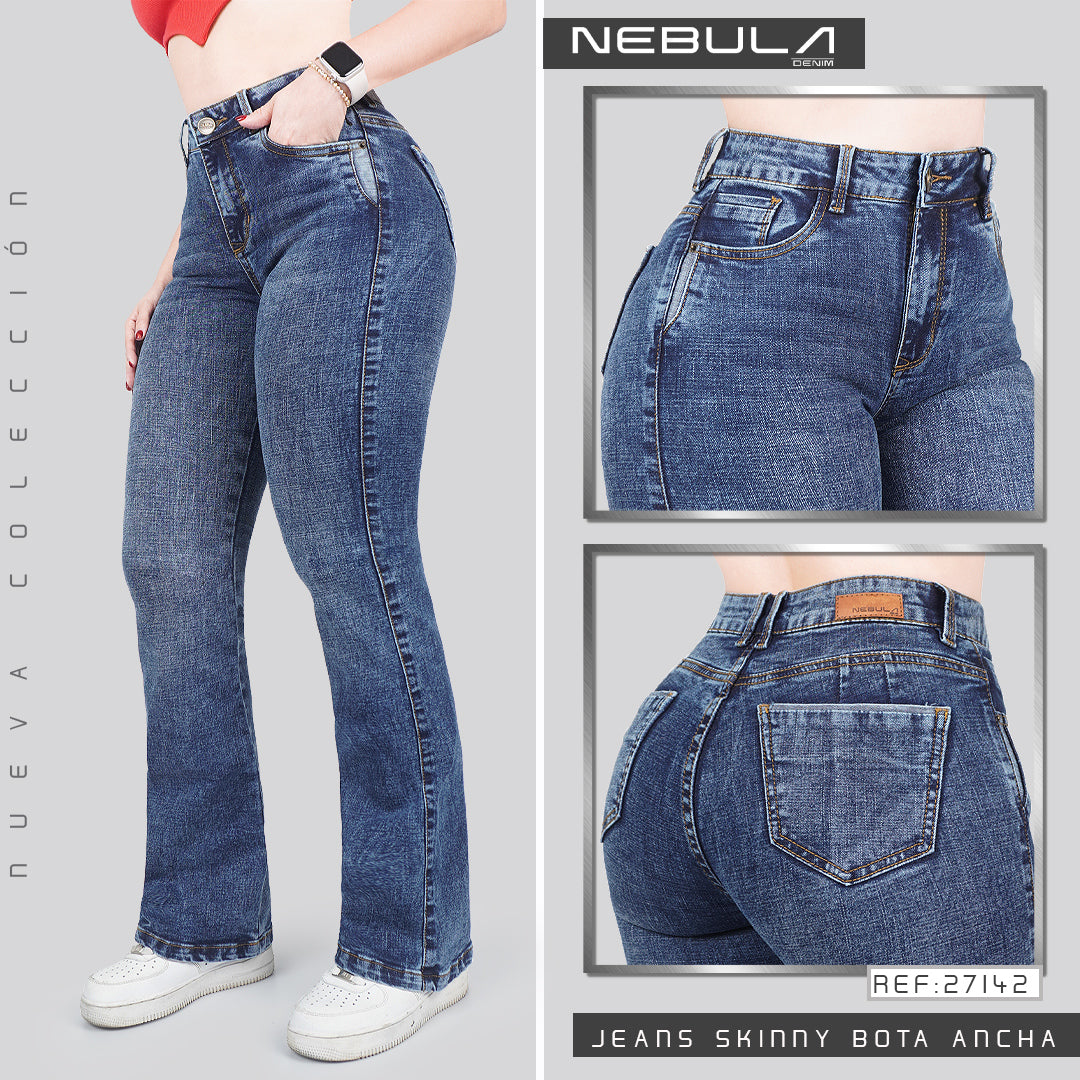 Jeans Skinny Bota Ancha 27142