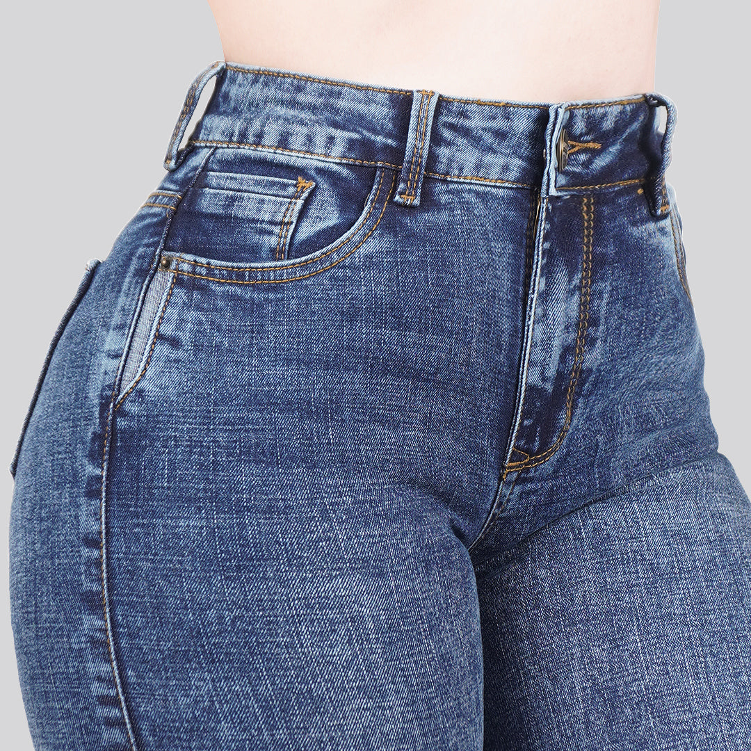 Jeans Skinny Bota Ancha 27142