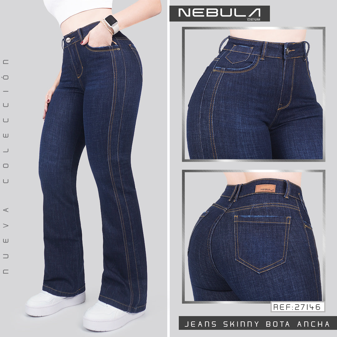 Jeans Skinny Bota Ancha 27146
