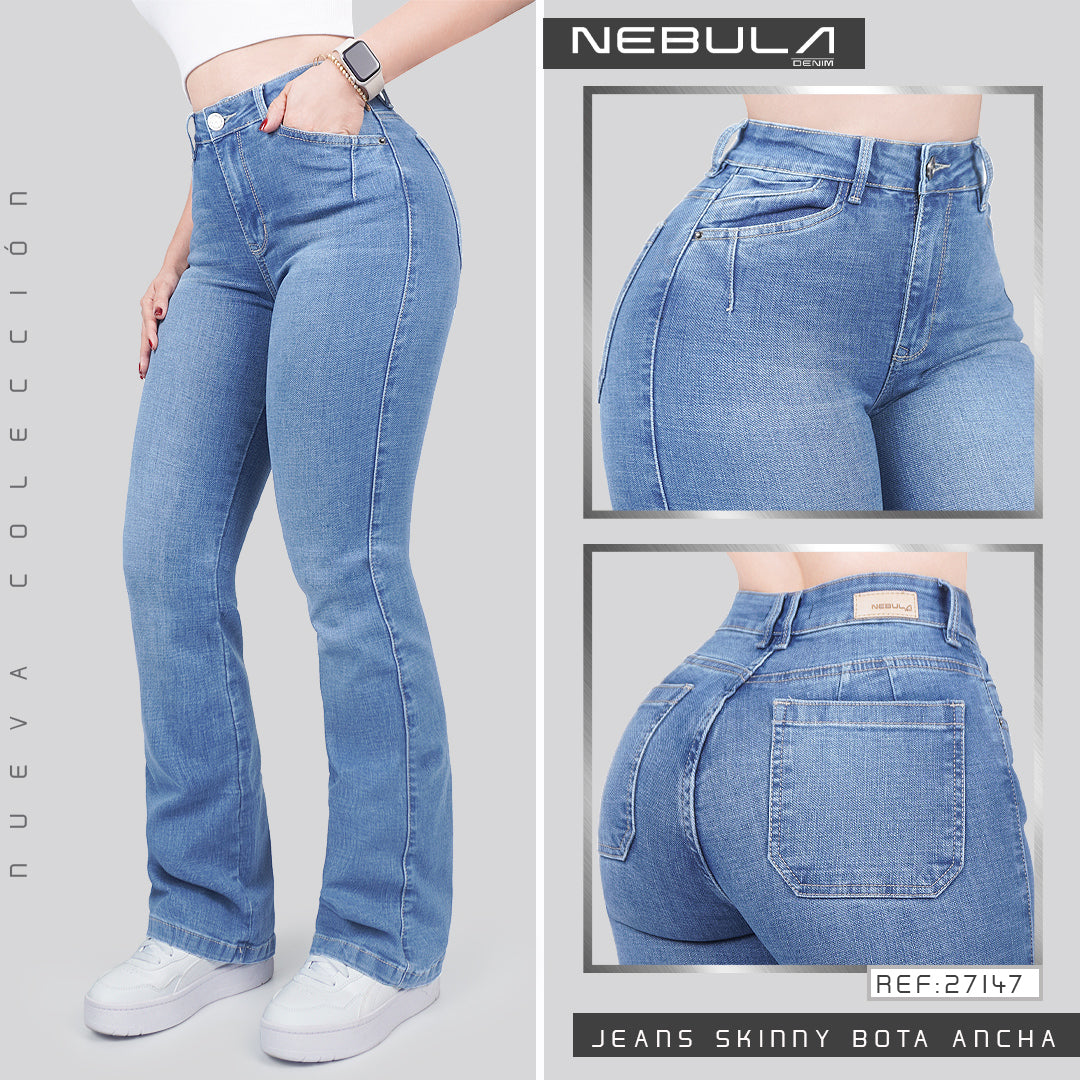 Jeans Skinny Bota Ancha 27147