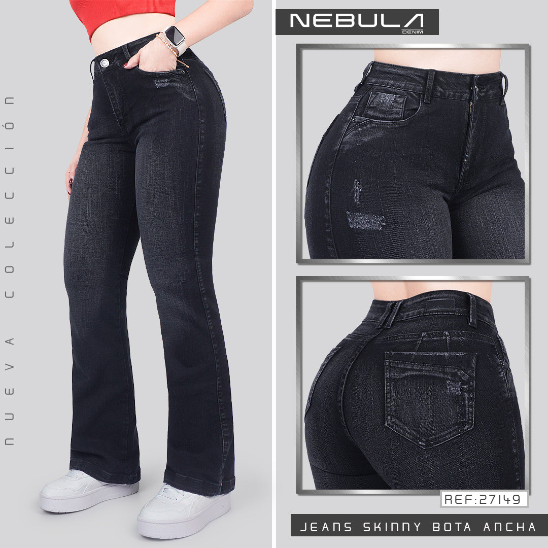 Jeans Skinny Bota Ancha 27149
