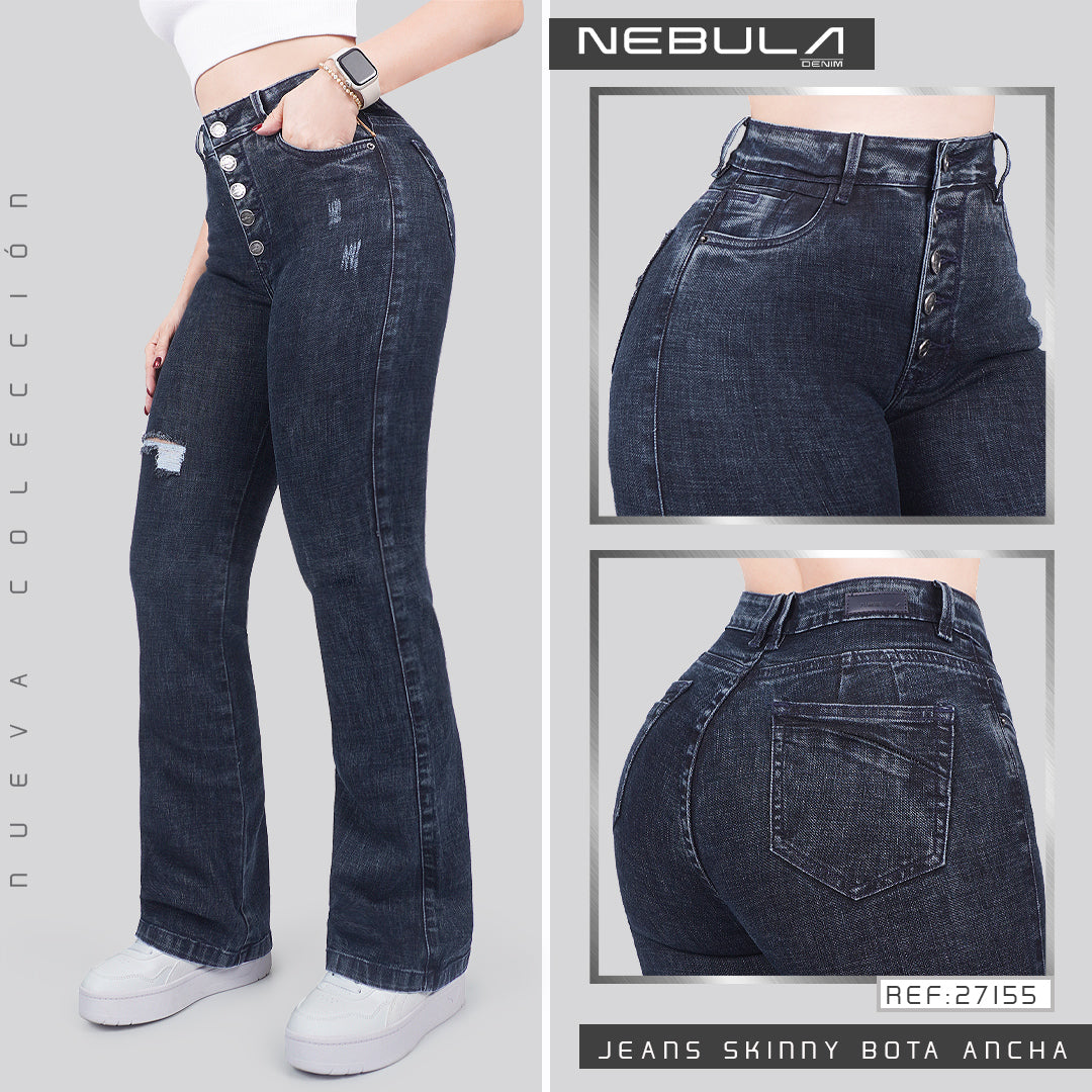 Jeans Skinny Bota Ancha 27155