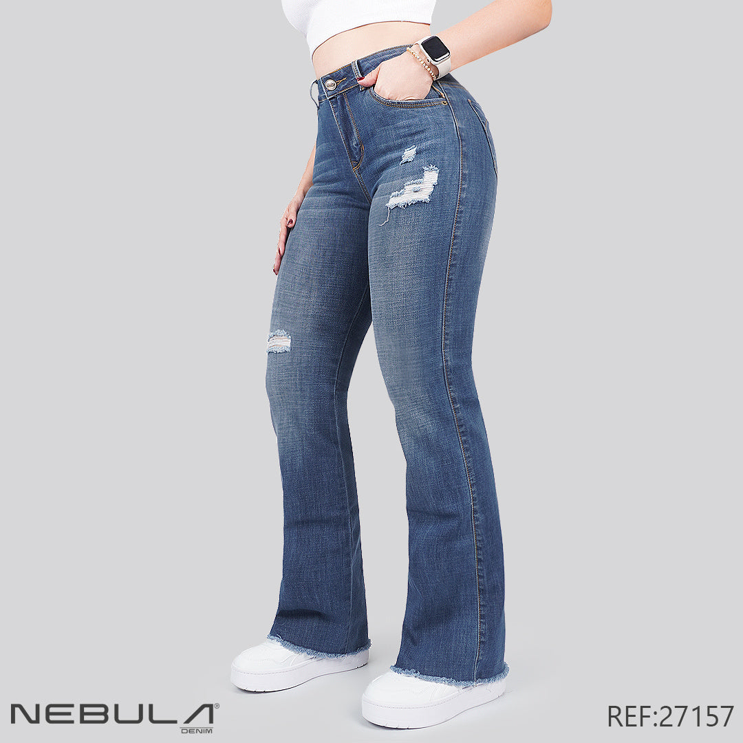 Jeans Skinny Bota Ancha 27157