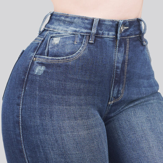 Jeans Skinny Bota Ancha 27163