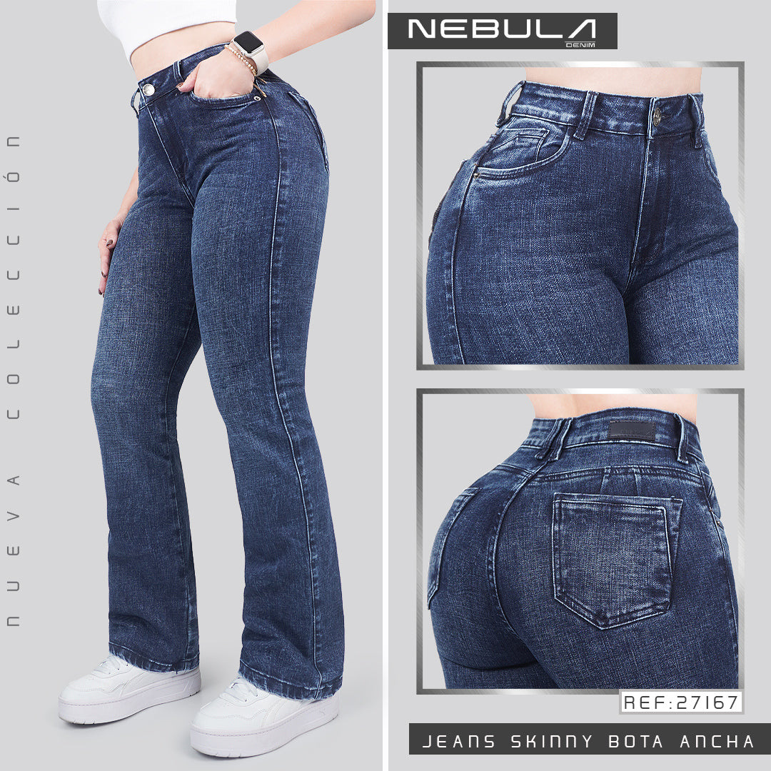 Jeans Skinny Bota Ancha 27167
