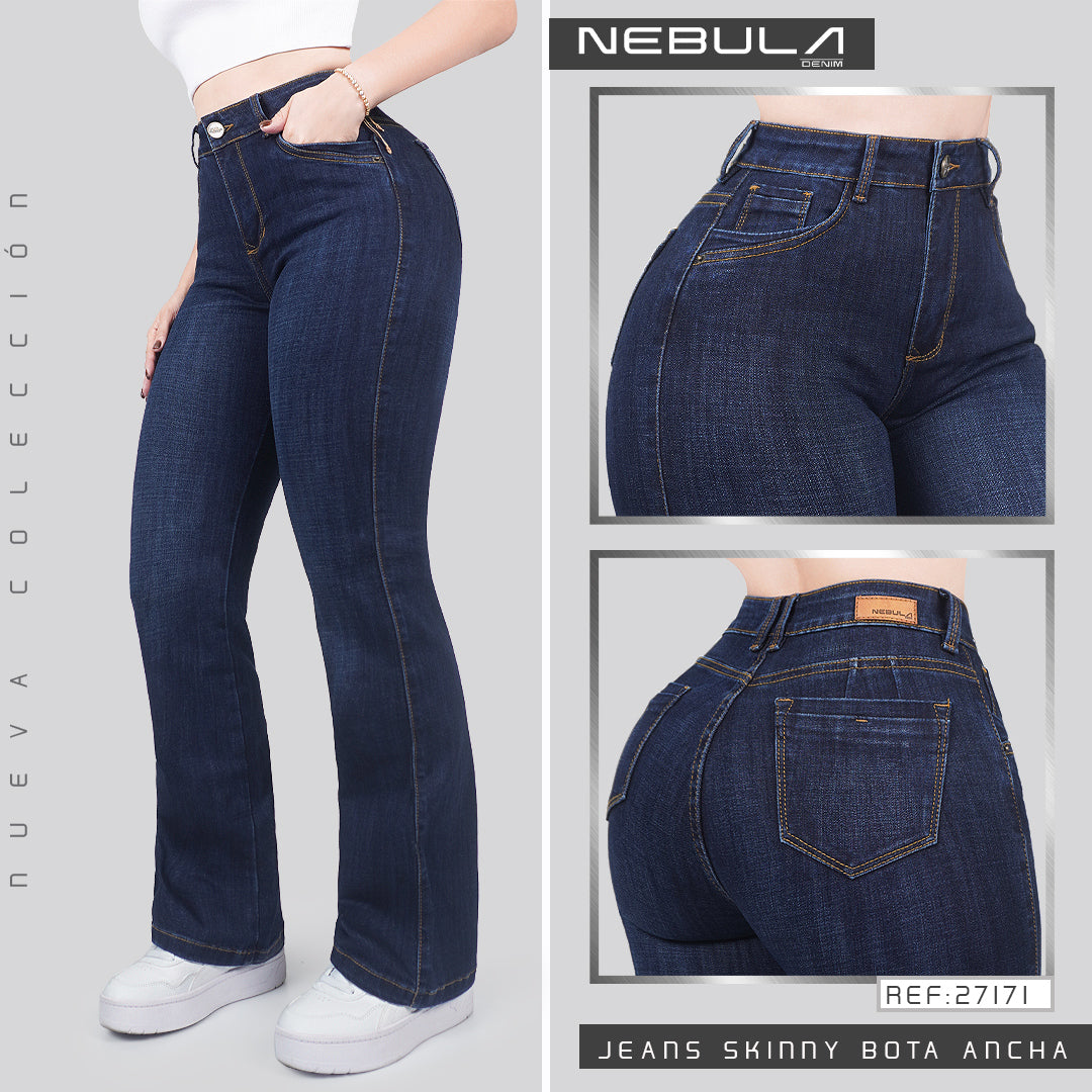 Jeans Skinny Bota Ancha 27171