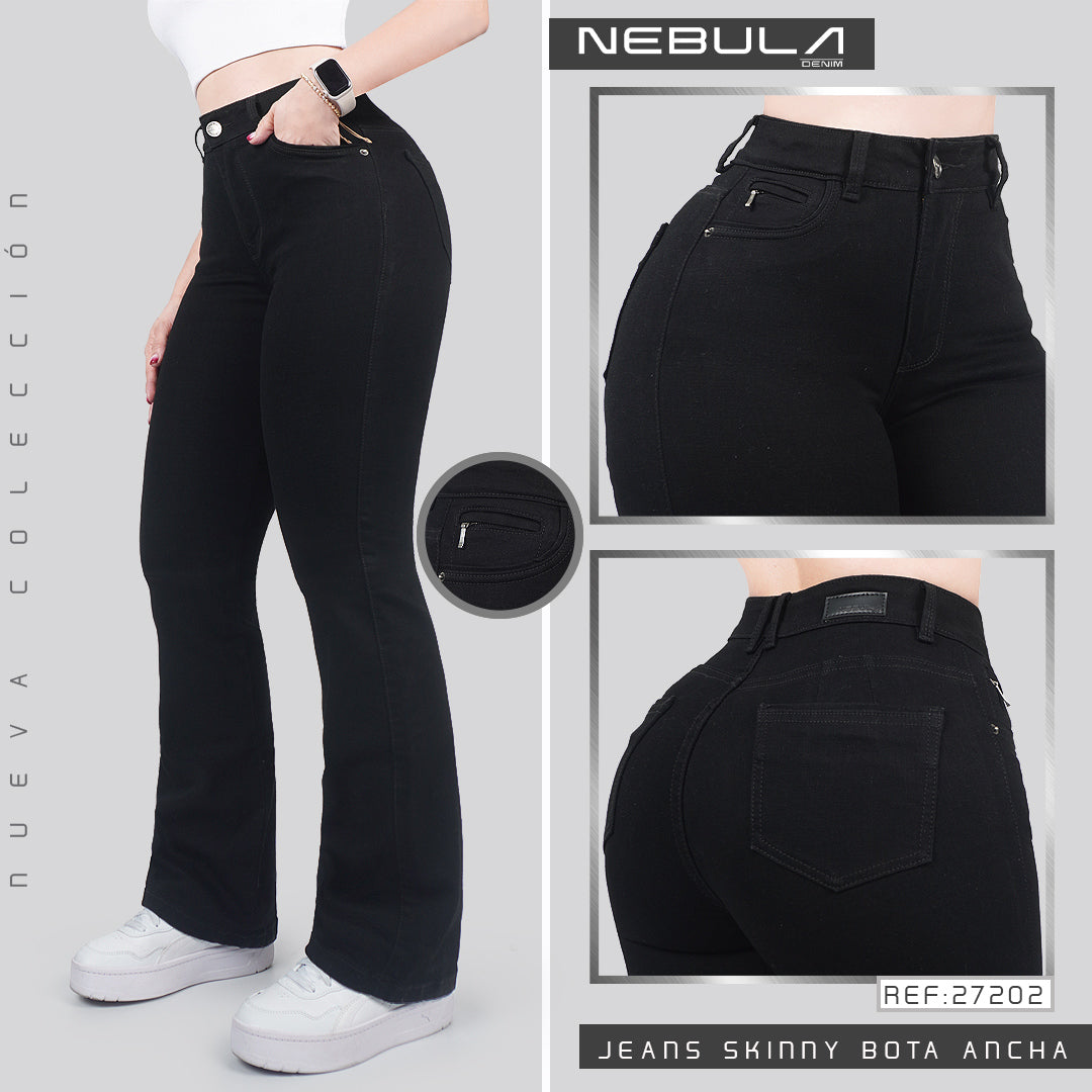 Jeans Skinny Bota Ancha 27202