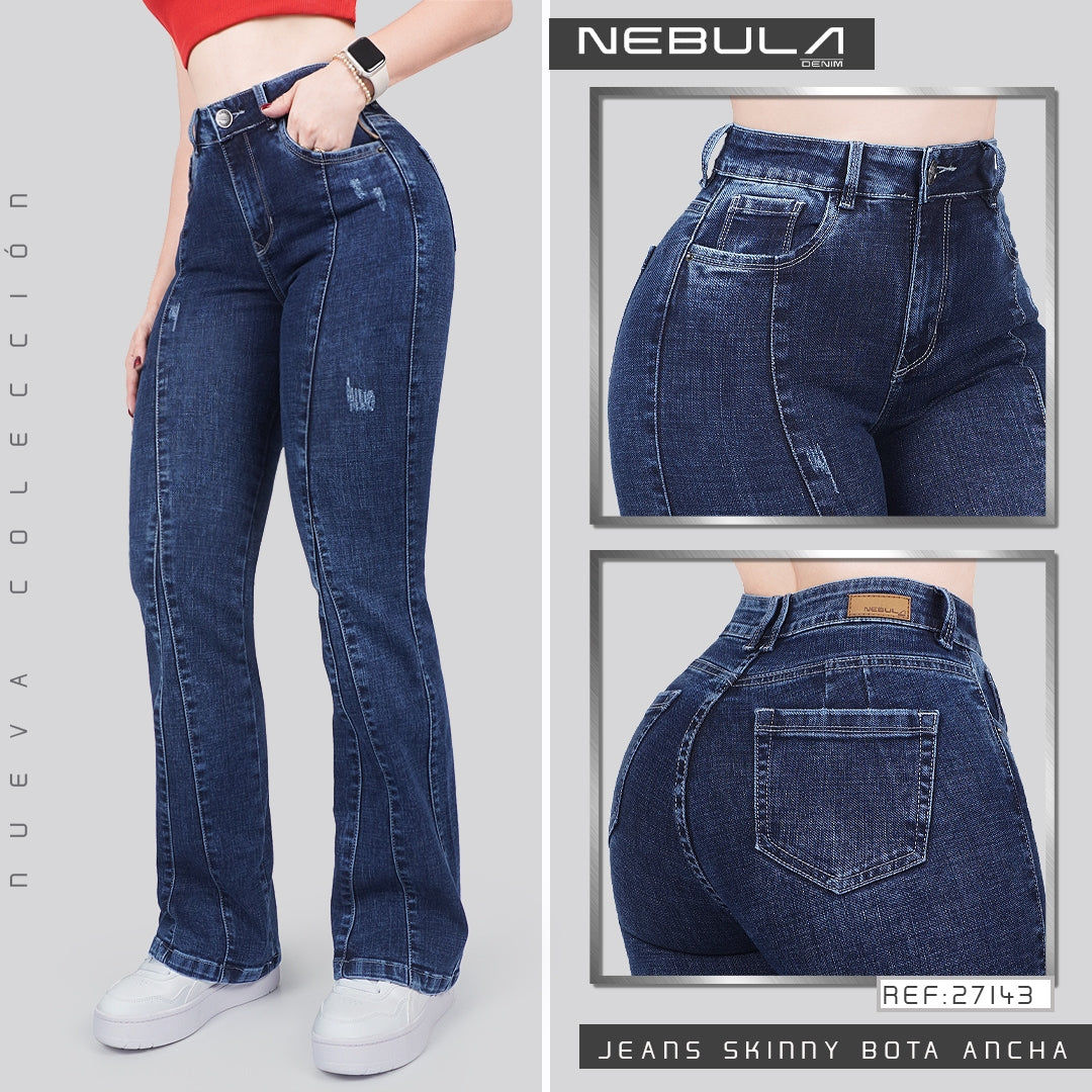Jeans Skinny Bota Ancha 27143