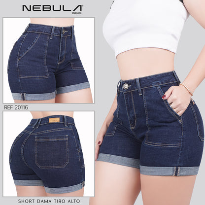 SHORT DAMA TIRO ALTO 20116