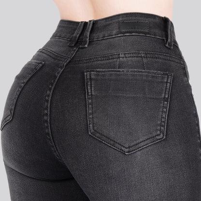 Jeans Skinny Tiro Alto 25264