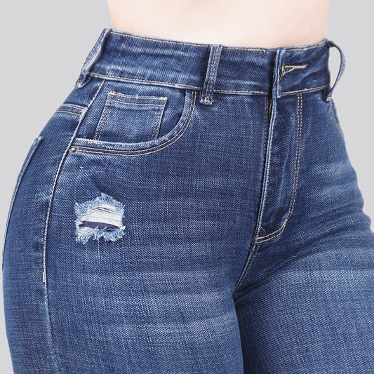 Jeans Skinny Tiro Alto 25266
