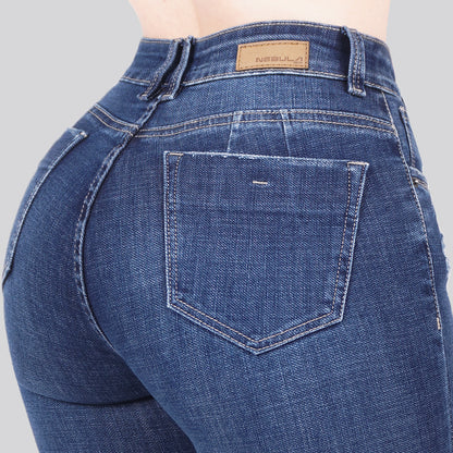 Jeans Skinny Tiro Alto 25266