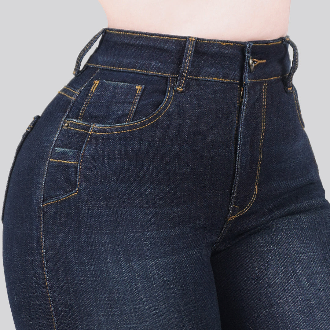 Jeans Skinny Tiro Alto 25267