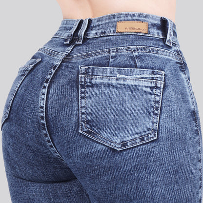 Jeans Skinny Tiro Alto 25268