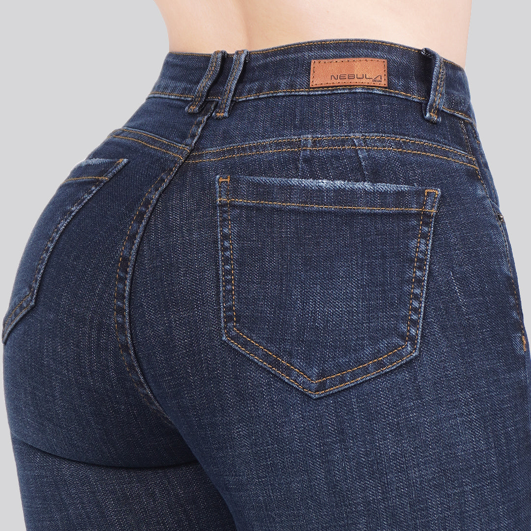 Jeans Skinny Tiro Alto 25271