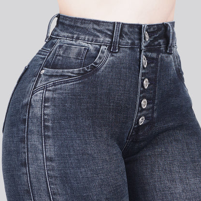 Jeans Skinny Tiro Alto 25272