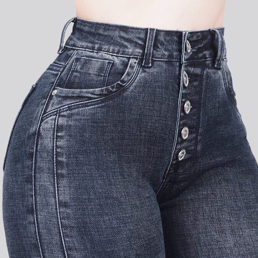 Jeans Skinny Tiro Alto 25272