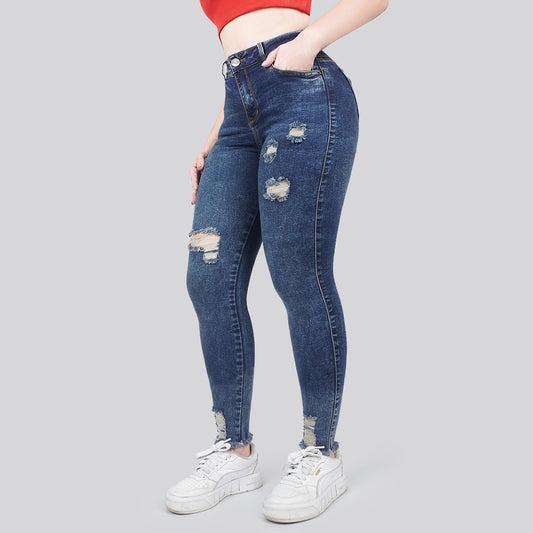 Jeans Skinny Tiro Alto 25275