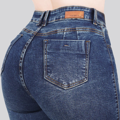 Jeans Skinny Tiro Alto 25275