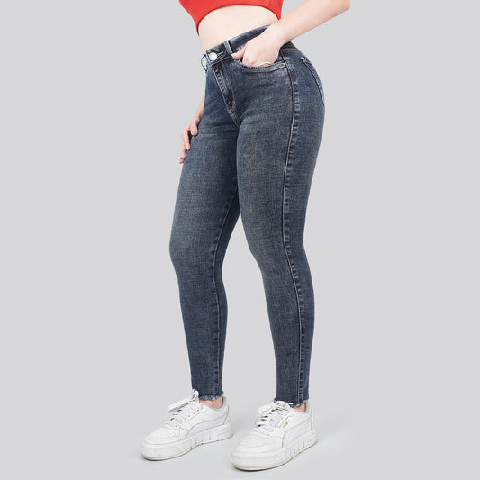 Jeans Skinny Tiro Alto 25276