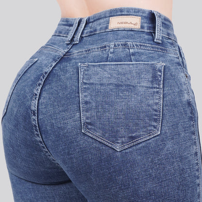 Jeans Skinny Tiro Alto 25280