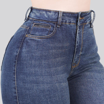 Jeans Skinny Tiro Alto 25283