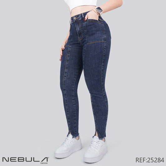 Jeans Skinny Tiro Alto 25284