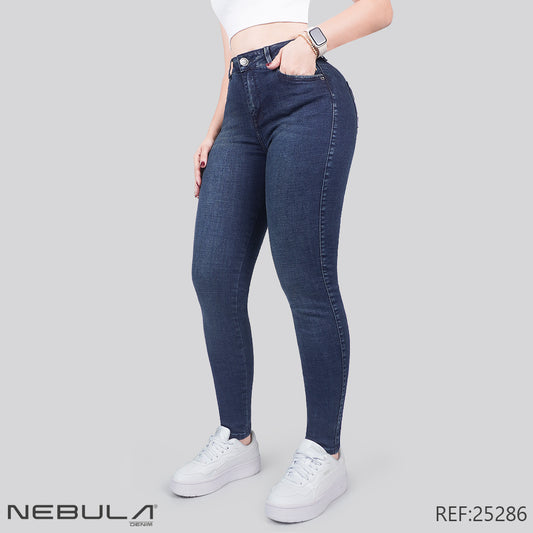 Jeans Skinny Tiro Alto 25286